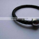Excellent Quality New Coming Cord End Leather Bracelet thumbnail-6
