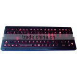Stainless steel industrial military corrosion resistance keyboard with keypad