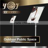 Outdoor Acrylic Display Stand Stand Up Advertising Board