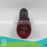 22mm 120V AC/DC Red LED Flashing Buzzer Pilot Panel Indicator Light