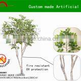 Custom Made Silver Birch Tree/Manufacture High Quality Artificial White Birch Tree Decoration