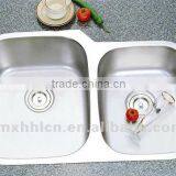 cUPC Double bowl universal stainless steel sinks