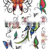 COLOR TATTOO STICKER ---BUTTERFUL