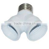 Wall Socket E27 to 2 E27 Light Lamp Bulb Adapter Converte 2E27 Lamp Holder Converter LED thumbnail-2