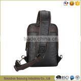 High Quality PU Leather Men Crossbody Sling Bag thumbnail-4