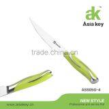 Green Stainless Steel Kitchen Knife Set in Wood Block thumbnail-5