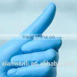 FDA Standards Blue Powdered Nitrile Gloves thumbnail-1