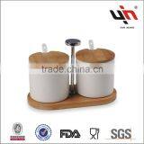 White Ceramic Kitchen Canisters thumbnail-2