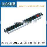 19" 1.0U 8 WAY ITALY TYPE POWER STRIP MULTIPLE PDU SOCKET thumbnail-1