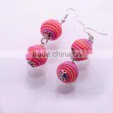 >>>Latest Design Fashion National Style Handmade Woven Lantern Colorful Jewelry Fancy Drop Earring/ thumbnail-2