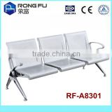Sample accepted, 175L*68W*77H triangle tube public waiting chair with powder coated steel ,good quality&price