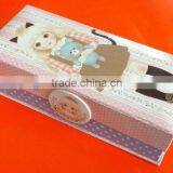 Top Sale Cute Top Grade Paper Magnetic Pencil Case With Mirror