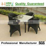 Synthetic Outdoor Rattan Table and Chair thumbnail-1