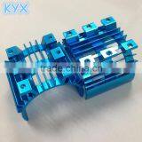 Billet Machined rc Car Motor Heat Sink Light Blue thumbnail-2