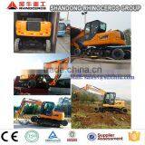 High Quality&China Cheap 8T 0.3m3 X8 Wheel Excavator for Sale With Crawler thumbnail-3