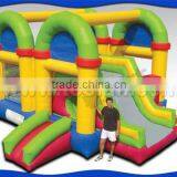 Colorful Inflatable Combo Bouncer With Slide,obstacles Commercial Quality A3007 thumbnail-3