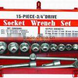 2015 Hot Sale-14pc 3/4Dr.Professional Socekt Tool Kit,Hand Tool Kit,Household Tool Kit