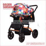 High Landscape Stroller| Baby Trolley | Pram | Carriage | Pushchair With Seat Cushion thumbnail-2
