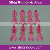 Wholesale Pink Breast Awareness Ribbon for Cancer with Safe Pin
