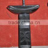 Standing Pedestal Black Granite Washbasins thumbnail-1