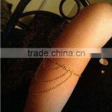 Fashion Macrame Gold New Arm Chain thumbnail-5