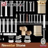 Newstar natural marble gate pillar design