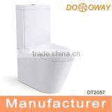 CE Certificate Economic Washdown Two Piece Toilet Bowl DT2020 thumbnail-3