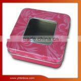 Square Chocolate Tin Box