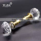 2 1/6 Inch Bling Zinc Base Cabinet Hardware Glass Handle Door Lock