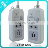 Extension Wall Electrical Switch Usb Socket Power Strip With 2 Usb Port Output thumbnail-6