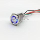 High quality 16mm stainless steel dimming switch(16mm 19mm 22mm 25mm)