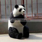 Life Sized Artificial Cuddly Furry Kungfu Panda Toy thumbnail-6