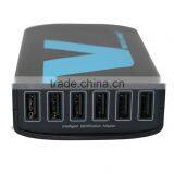 VOXLINK 5V 10A 50W 6-Port USB Car Charger Travel Intelligent Detect Charging Adapter thumbnail-3