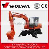 8ton Wheel Log Excavator for Sale thumbnail-1