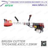43cc 1.25kw Two Stroke Single Cylinder Gas Powered Brush Cutter (TFCG430E) thumbnail-1