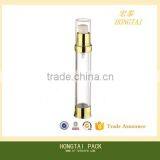Plastic High Quality Golden Color Cosmetic Plastic Airless Pump Bottle thumbnail-3