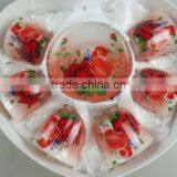 Glass Tea Cups&saucers With Flower Design thumbnail-1