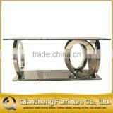 Modern Furniture Stainless Steel Legs Marble Top Dining Table Qiancheng Furniture thumbnail-5