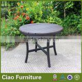 Modern Round Teak Wooden Teapoy Designs thumbnail-1