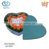 heart shaped floral foam used for flower arrangement