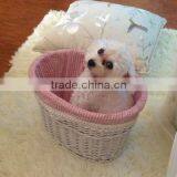 Eco-friendly Wicker Hand Weave Bicycle Basket thumbnail-1