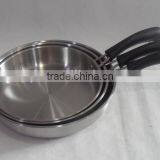 3 Pcs Stainless Steel Fry Pan/frying Pan Set thumbnail-3
