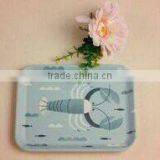 Decal Design Ecological No Pollution Bamboo Fiber Tray thumbnail-2