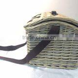 Custom China Manufacture Export Nice Quality Empty Handmade Cheap Large Wicker Picnic Basket thumbnail-3
