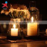 European style glass candle candle wind the glass lampshade wedding wedding decoration furnishing articles props candlelight din