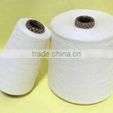 100%Raw White Cotton Polyester Blended Yarn for Knitting