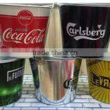 Metal Bucket Pail With Bottle Opener thumbnail-1