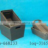 Big Wooden Flower Pot for Garden Decoration thumbnail-1