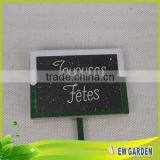 Decorative Painted Green Natural Bamboo Flower Pot Stick and Pendant thumbnail-5