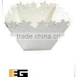 Colourful Sqaure Metal Flower Pot Flower Bucket thumbnail-5